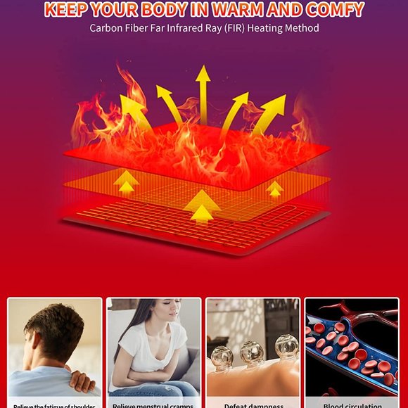 Heated Winter Vest for Men and Women with free Battery - Picture 4 of 6